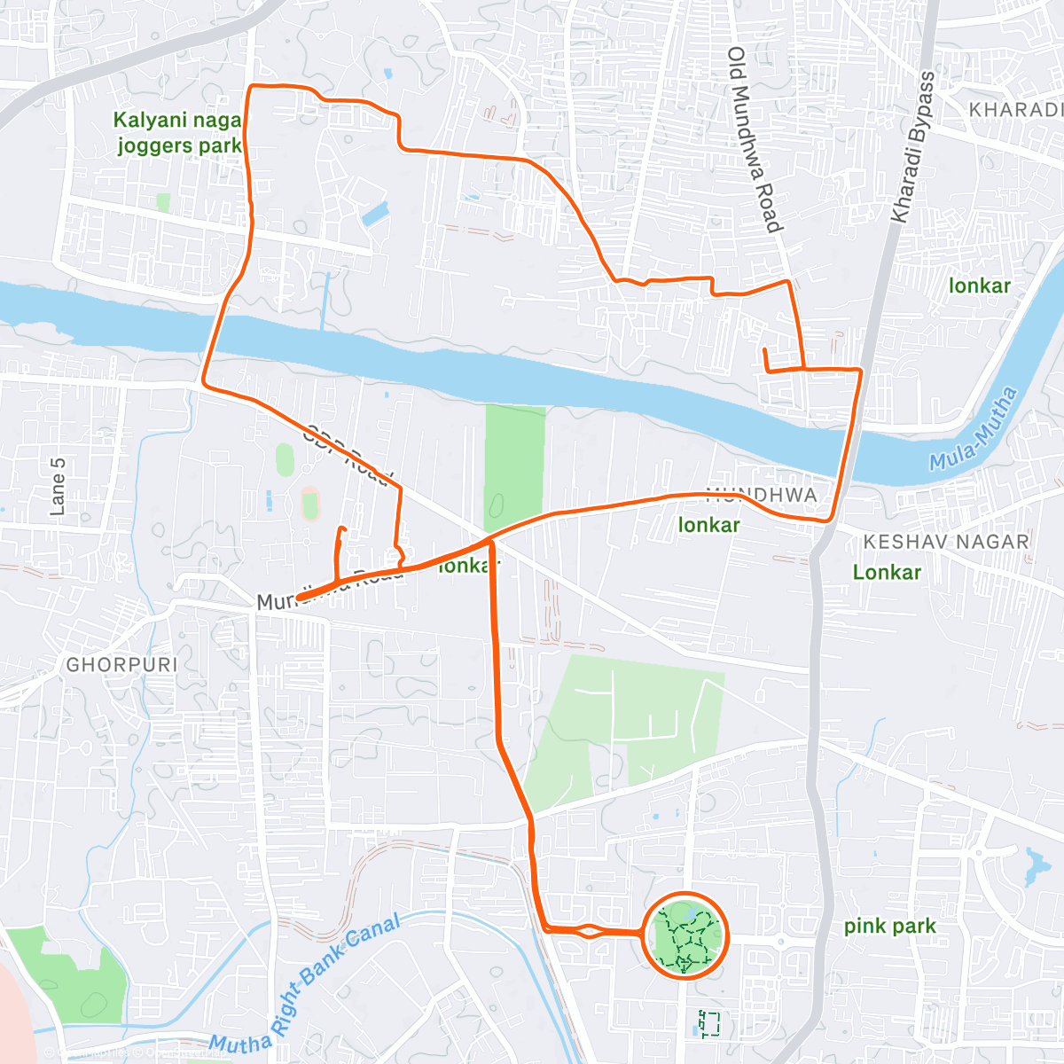 Map of the activity, chaos