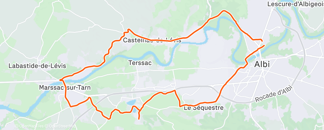 Map of the activity, LabstideLévis