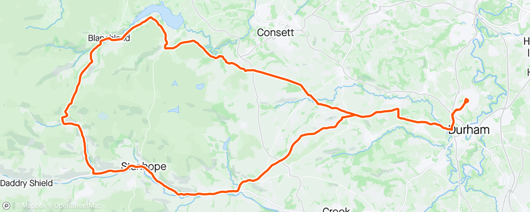 Map of the activity, Morning Ride