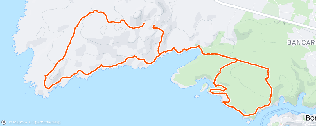 Map of the activity, Maginifique Trail Bonifacio !