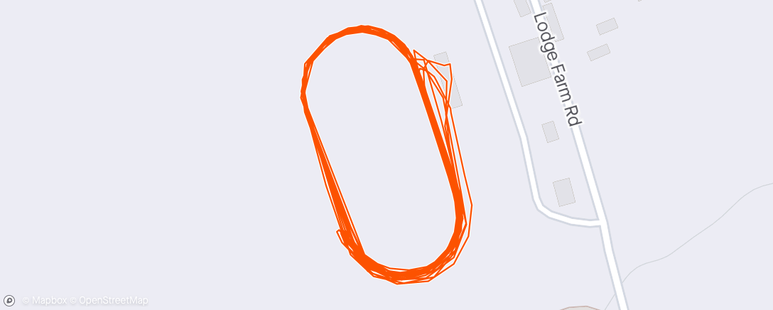 Map of the activity, 5x 1k