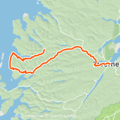 NC500 Day 1 Inverness to Kinlochewe | 124.3 mi Cycling Route on Strava