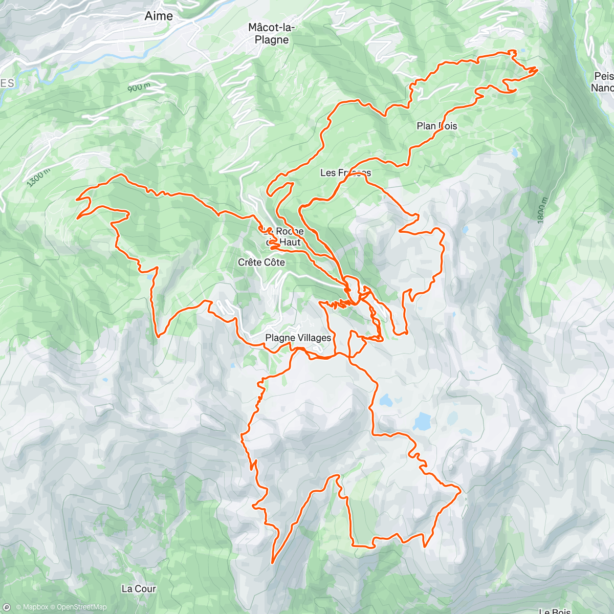 Map of the activity, 🏆 Super 8 Laplagne 
🥇Champion AURA VTT MARATHON