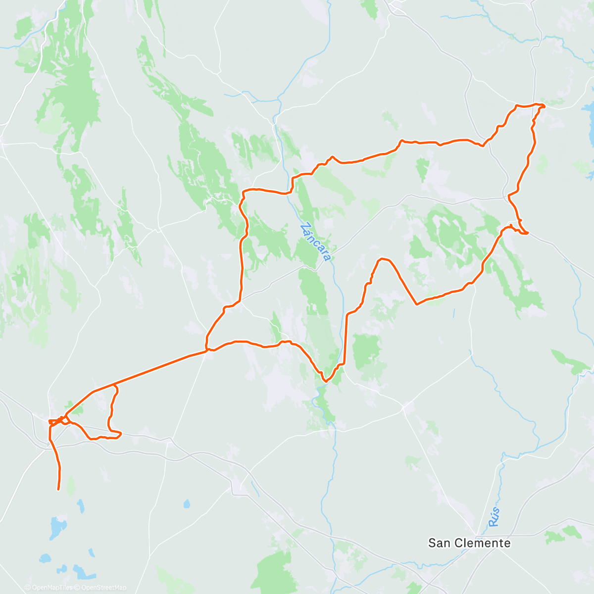 Map of the activity, Gran fondo "El balcón de La Mancha" 😄