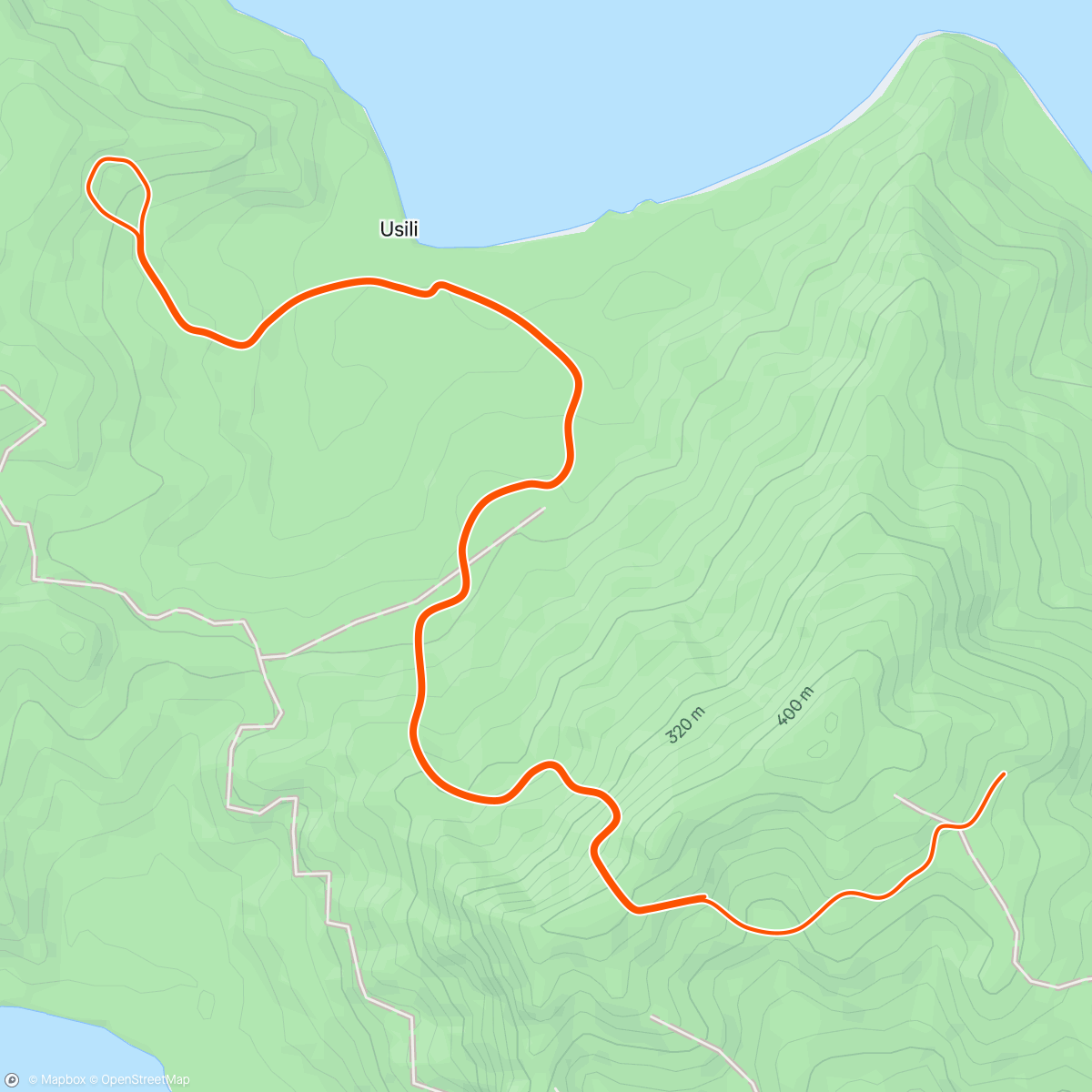 Map of the activity, Zwift - Epic Run in Watopia