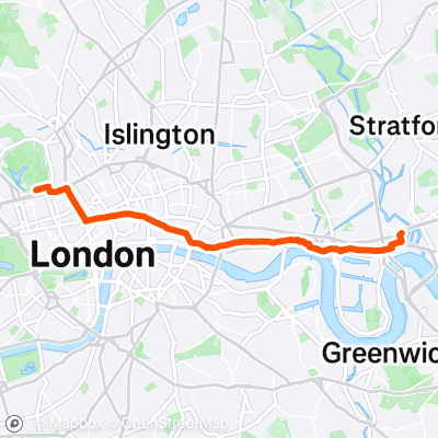 regents park cycle route