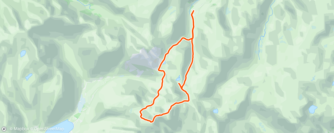 Map of the activity, Scafell Pike