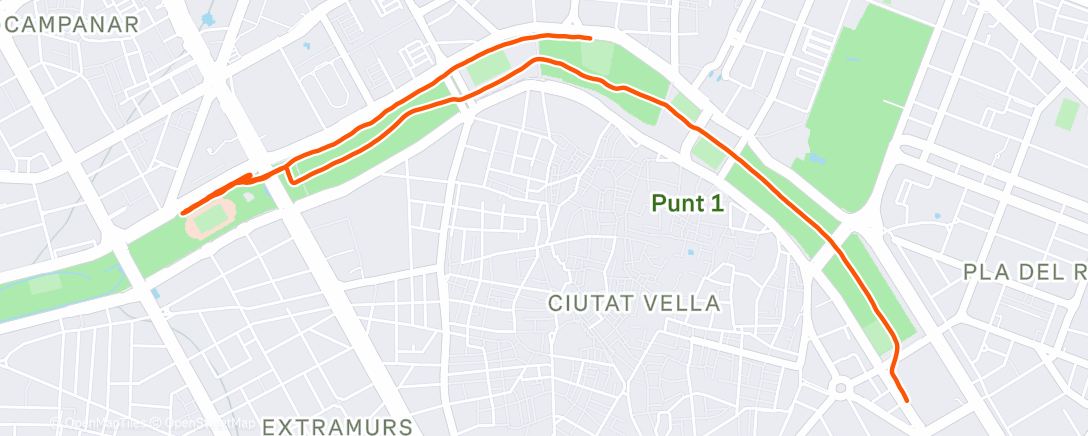 Map of the activity, Sparring de Senenxu 🙌