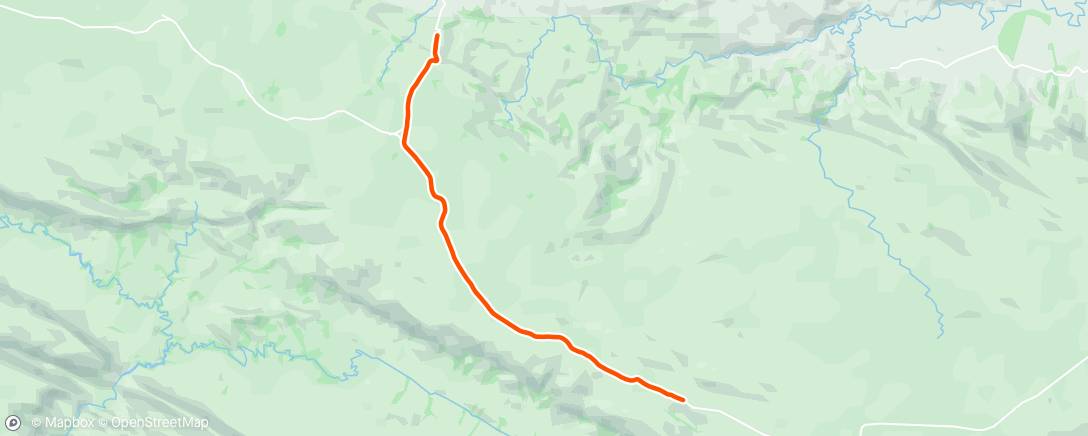 Map of the activity, Long Run Canastra