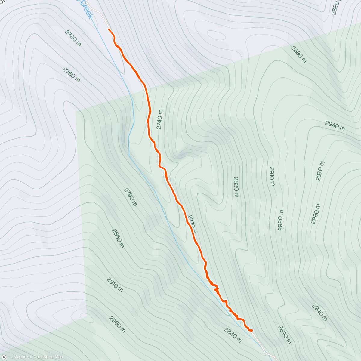 Mapa da atividade, Summerville Trail
