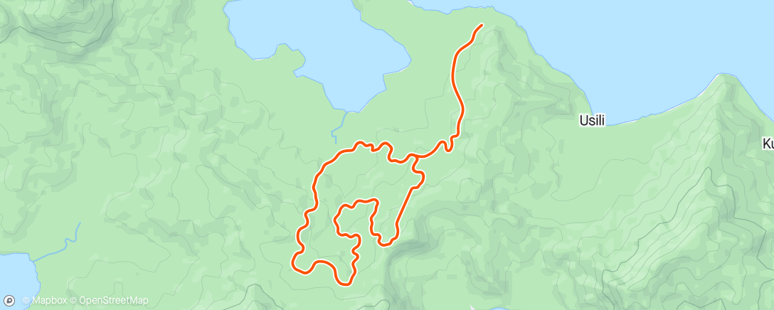 Map of the activity, Zwift - VO2 O/U + Ramp Up in Watopia