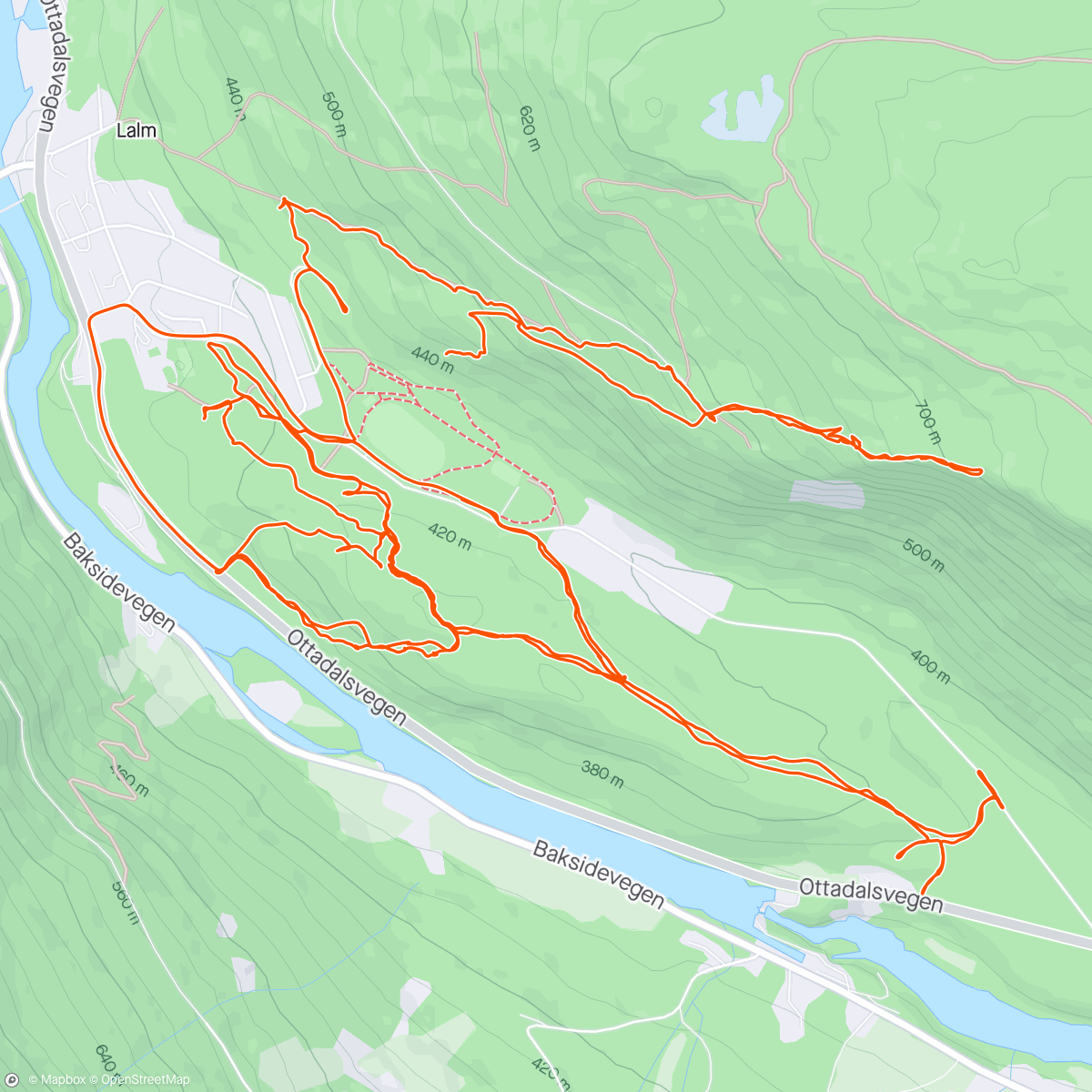 Carte de l'activité Afternoon E-Mountain Bike Ride