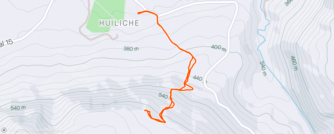 Map of the activity, EXPEDIÇÃO ENTRE GIGANTES - EL CALAFATE 🇦🇷 Cerro Huyliche