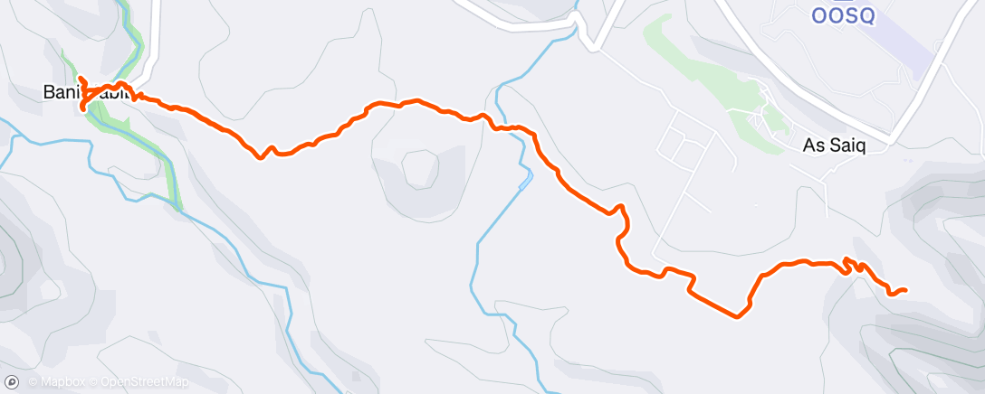 Map of the activity, Wadi party avec les gars