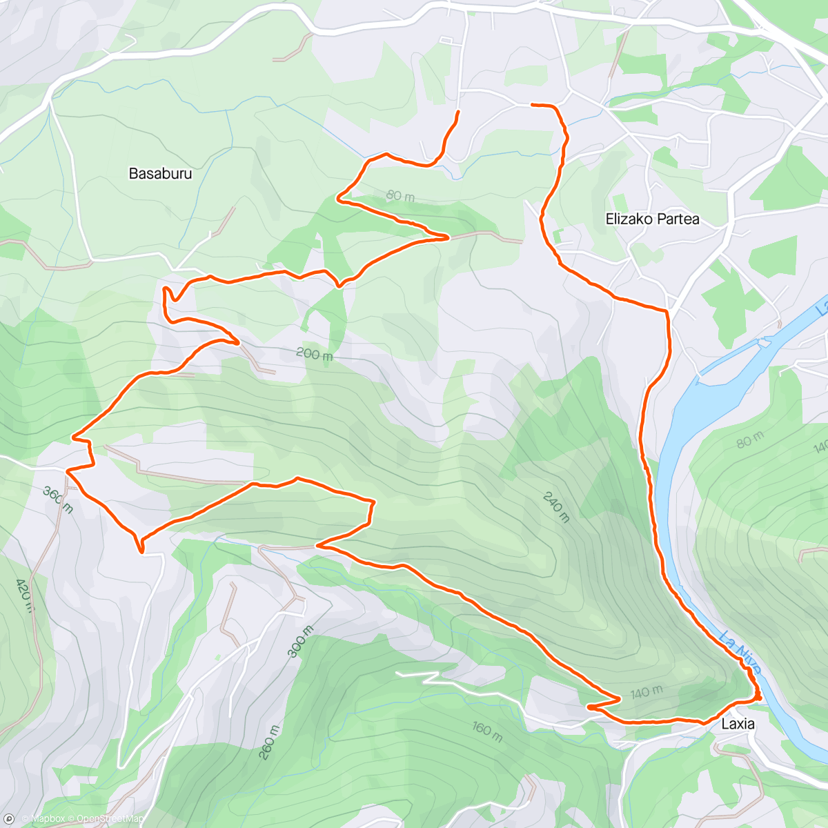 Map of the activity, Rando Itxassou - Col de Legarre-Col d’Atharri-Pas de Roland