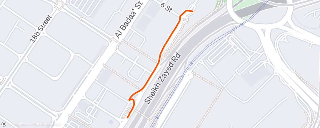 Map of the activity, Afternoon Walk
