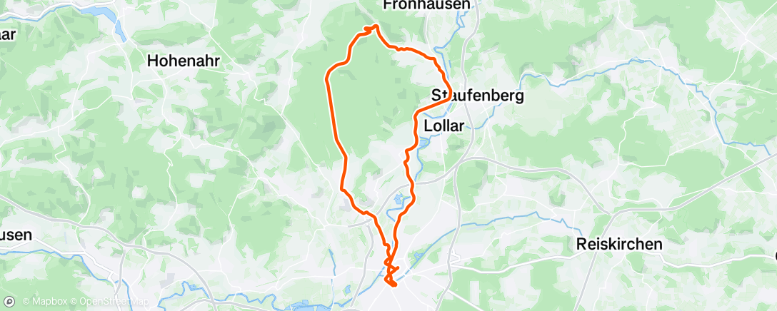 Karte der Aktivität „Zwischen Intervallen und Fahrraddieb-Verfolgung🚨”