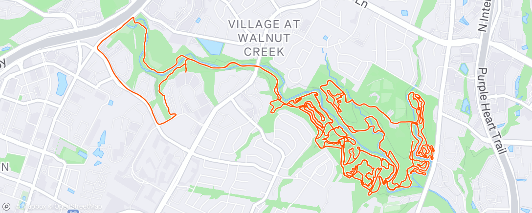 Map of the activity, Morning Ride