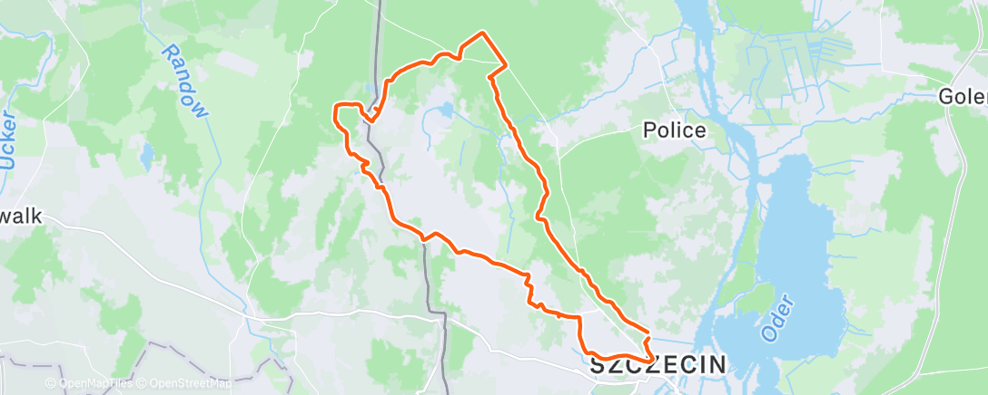Map of the activity, ZIMNY STOLEC