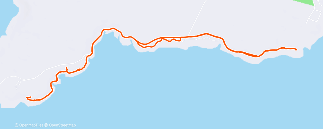 Map of the activity, Morning Run