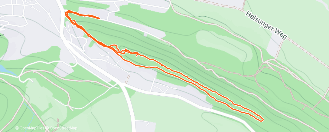 Map of the activity, Spaziergang am Nachmittag