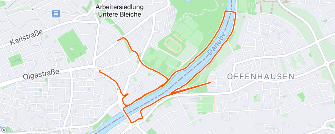 Map of the activity, schienbein testen