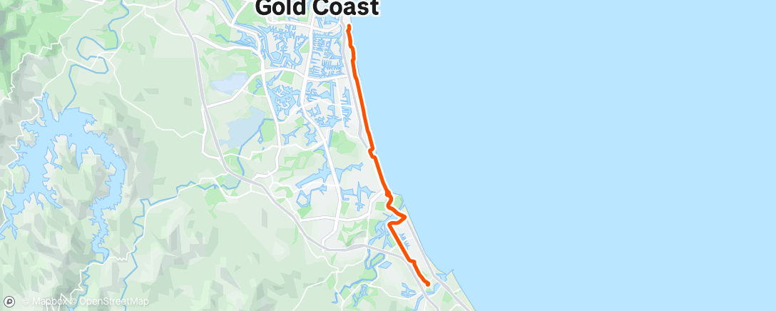 Map of the activity, Morning Ride