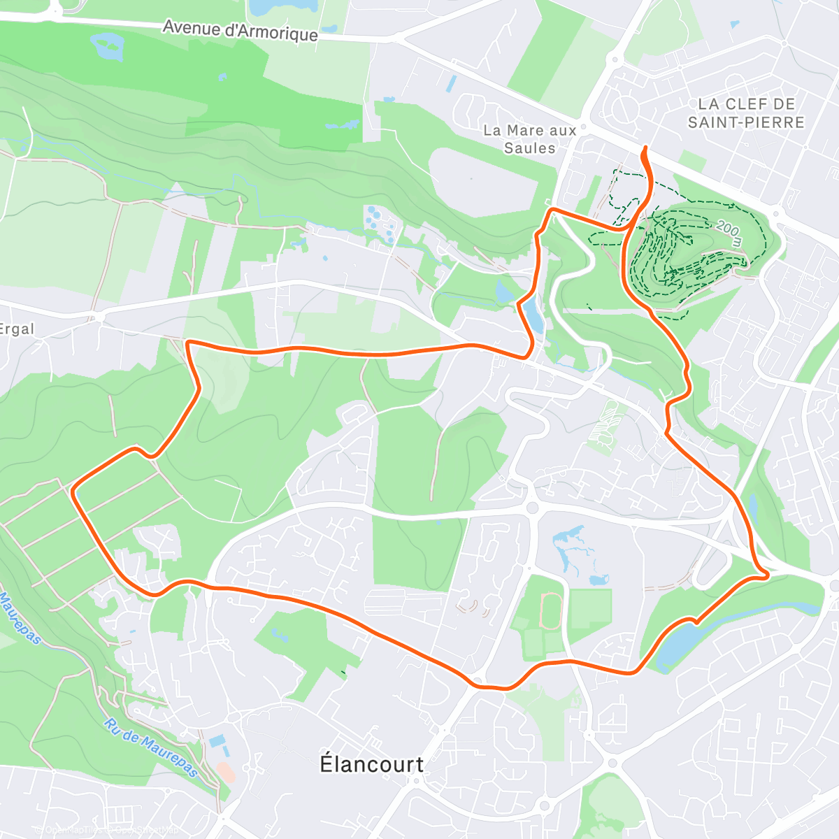 Карта физической активности (Snow Run ⛄️)