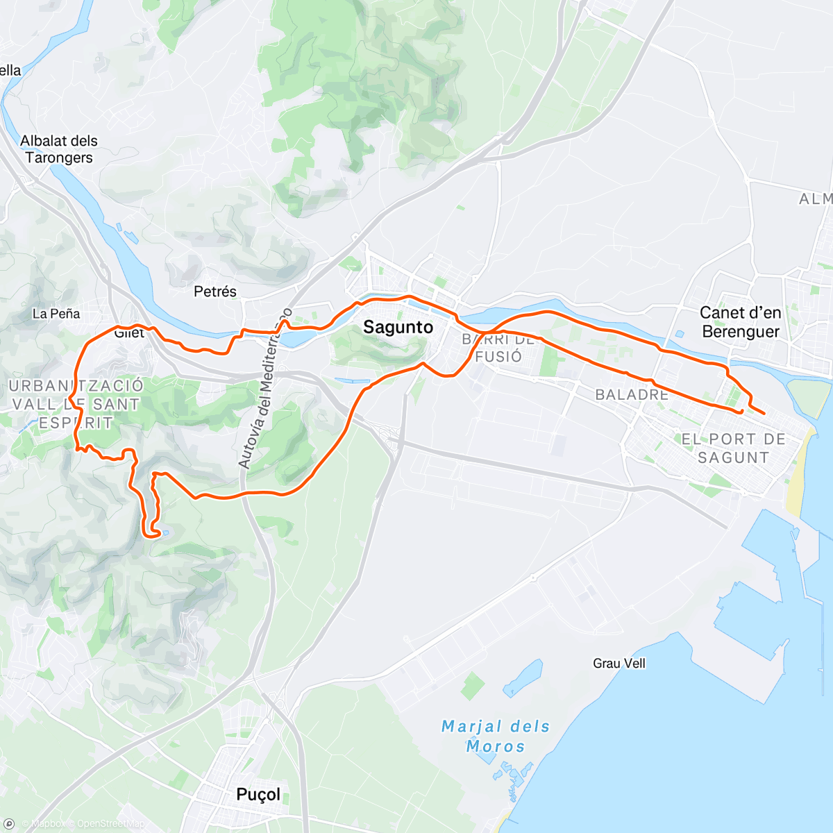 Map of the activity, Volteta pre-capitán 😁