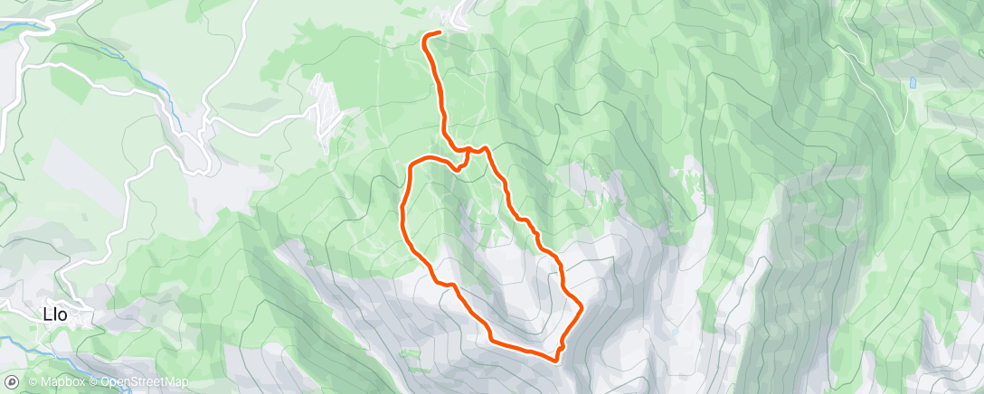 Map of the activity, Randonnée le matin