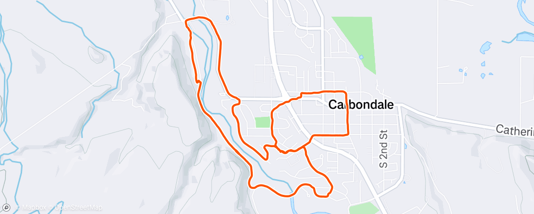 アクティビティ「Radley loop」の地図