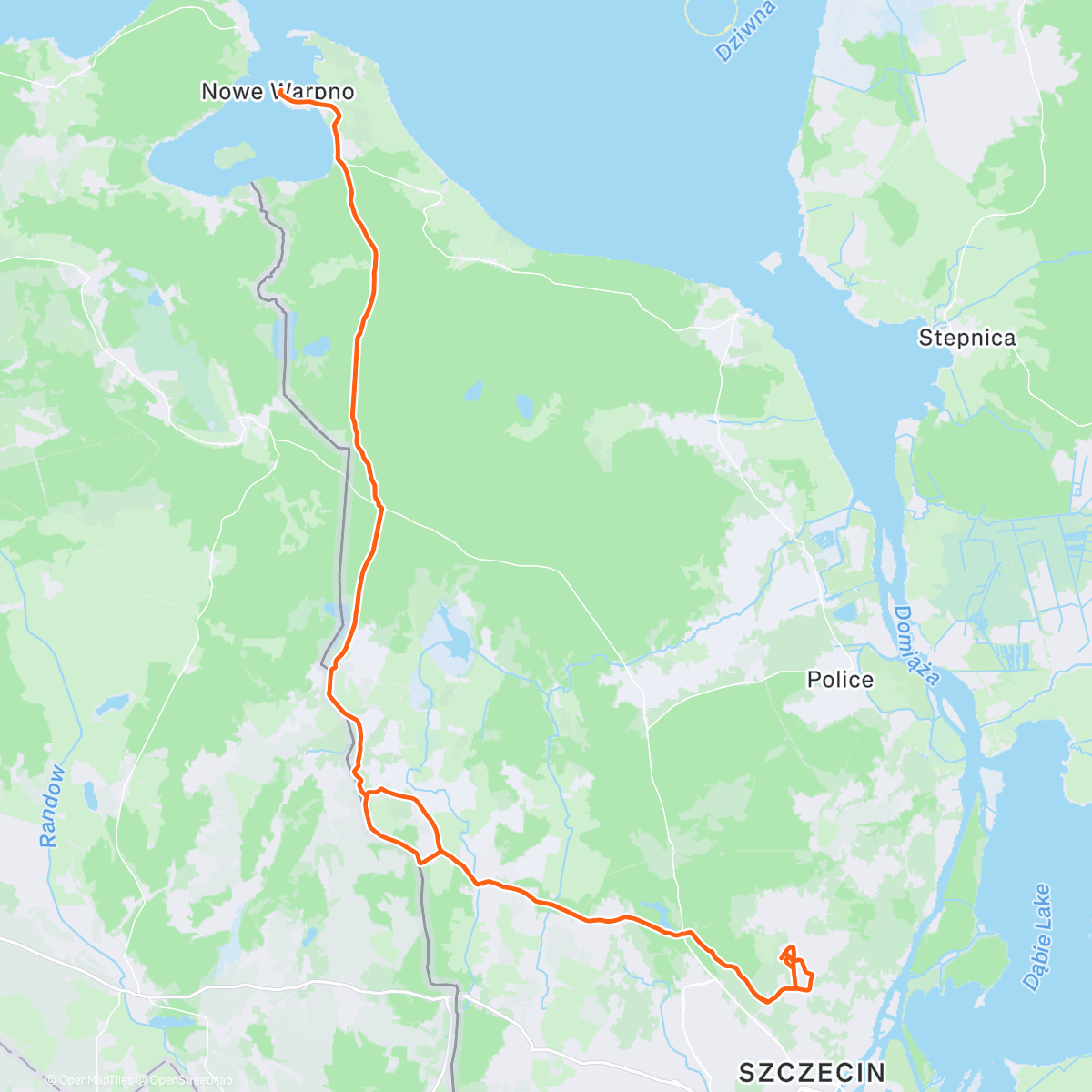 Map of the activity, Полуденный заезд