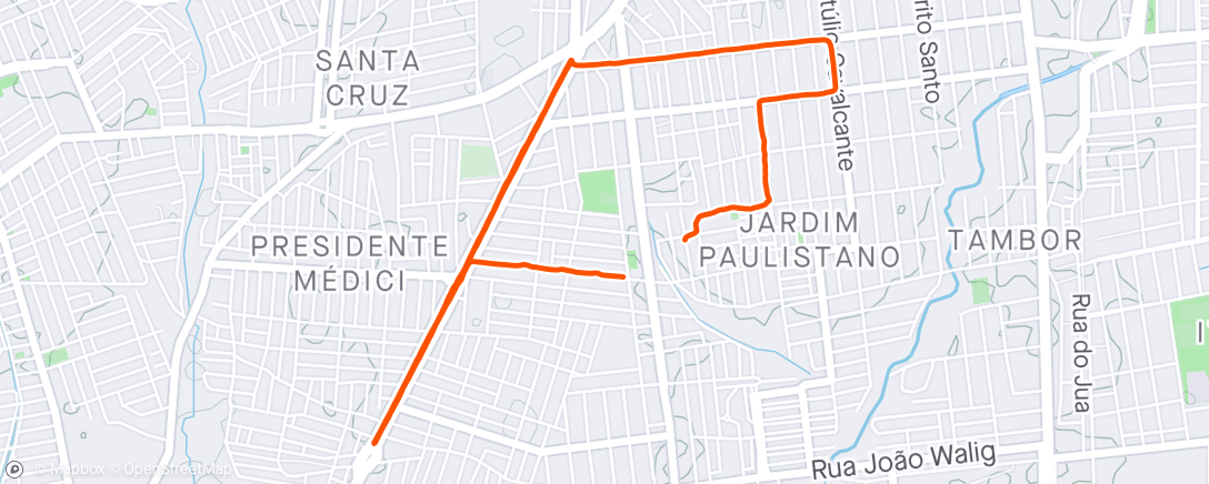 Map of the activity, Corrida matinal sua melhor companhia vc mesmo