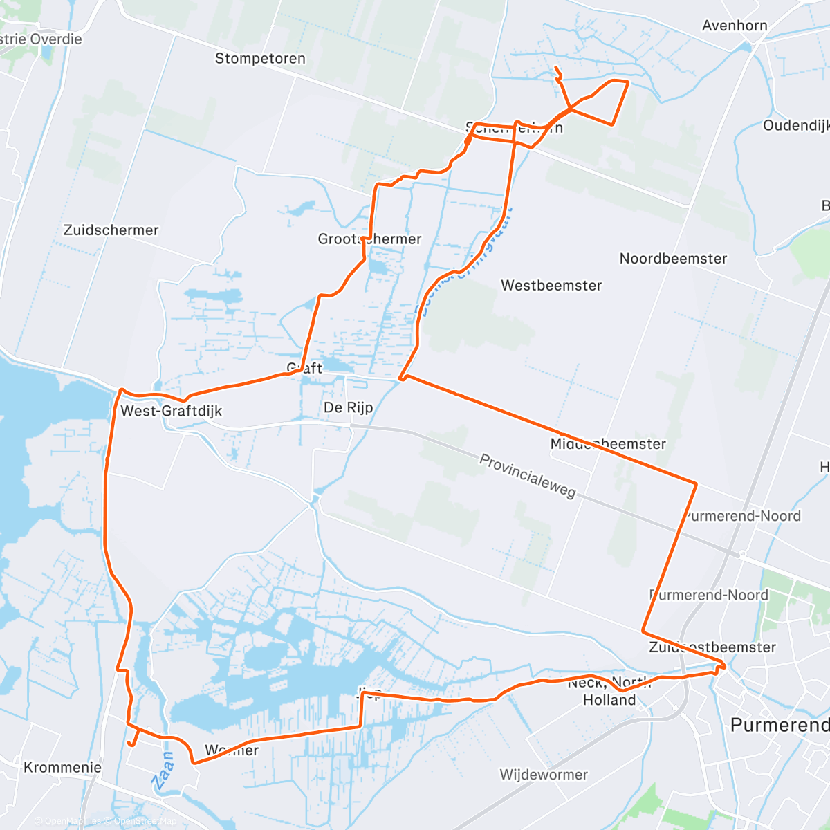 Map of the activity, Frisse neus halen tussen de kerstdiners door 🎅🏼🎄
