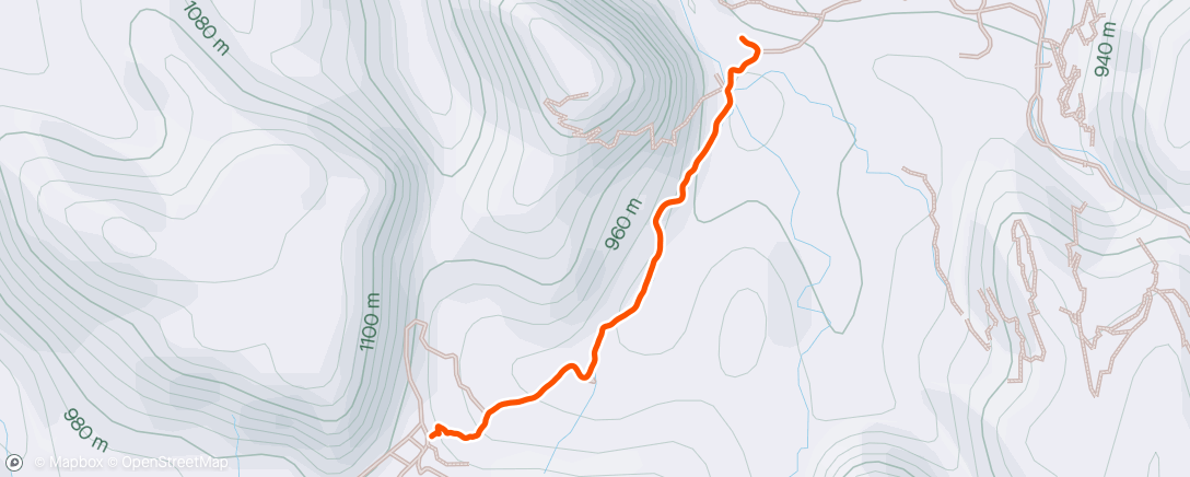 Map of the activity, Return from Sunset at Snake Monument