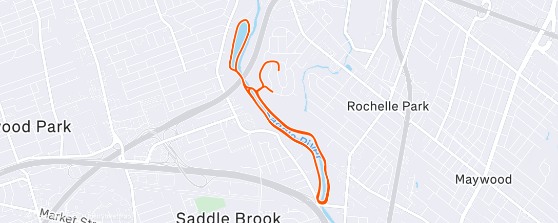 Mapa de la actividad (Lunch Run)