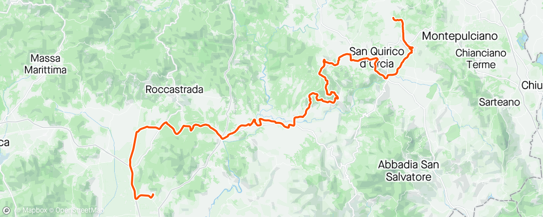 活动地图，2nd Stage of the Tuscany Trail