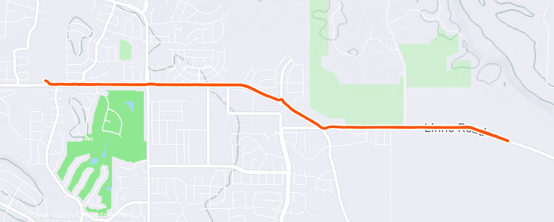 Map of the activity, 100.5 fever on Christmas