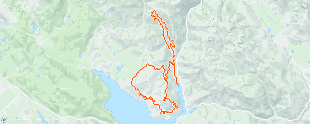Map of the activity, Birthday delight ride