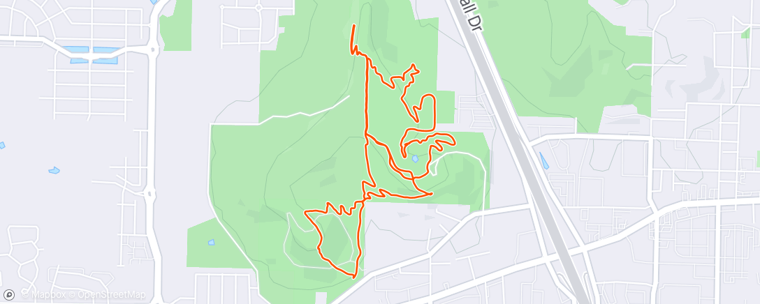 Map of the activity, Centennial Fayetteville