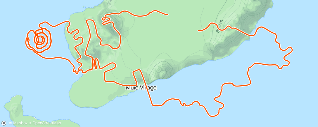 Map of the activity, Zwift - Out And Back Again in Watopia