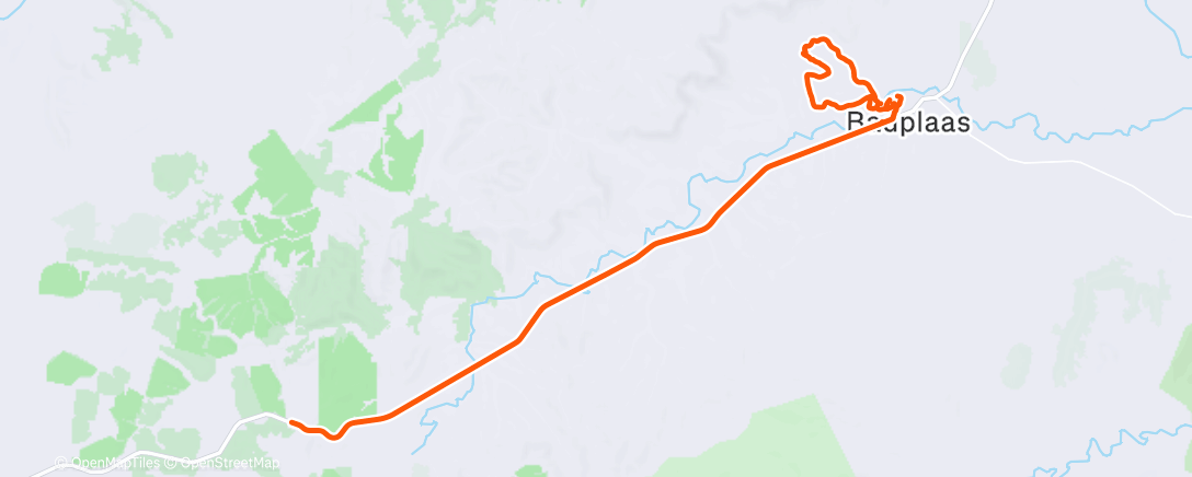 Карта физической активности (Morning Gravel Ride)