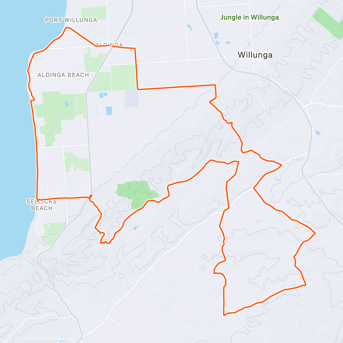 Map of the activity, Christmas Groads