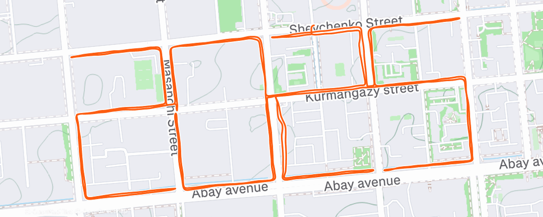 Карта физической активности (Bye-bye, 2025!)