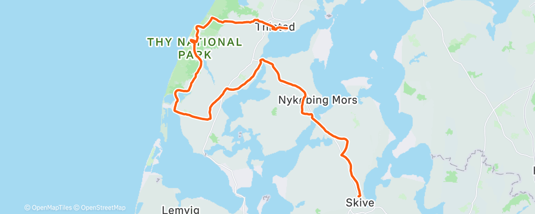 Map of the activity, Destination Thy!