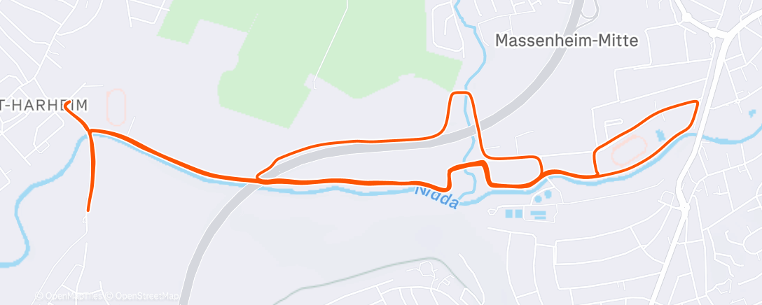 Map of the activity, Rollin' Rollin'