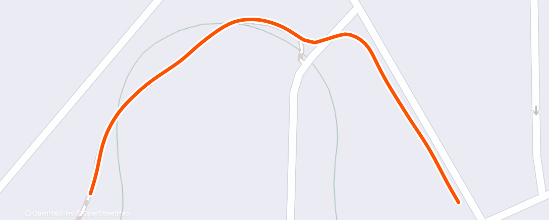 Map of the activity, Carrera de tarde