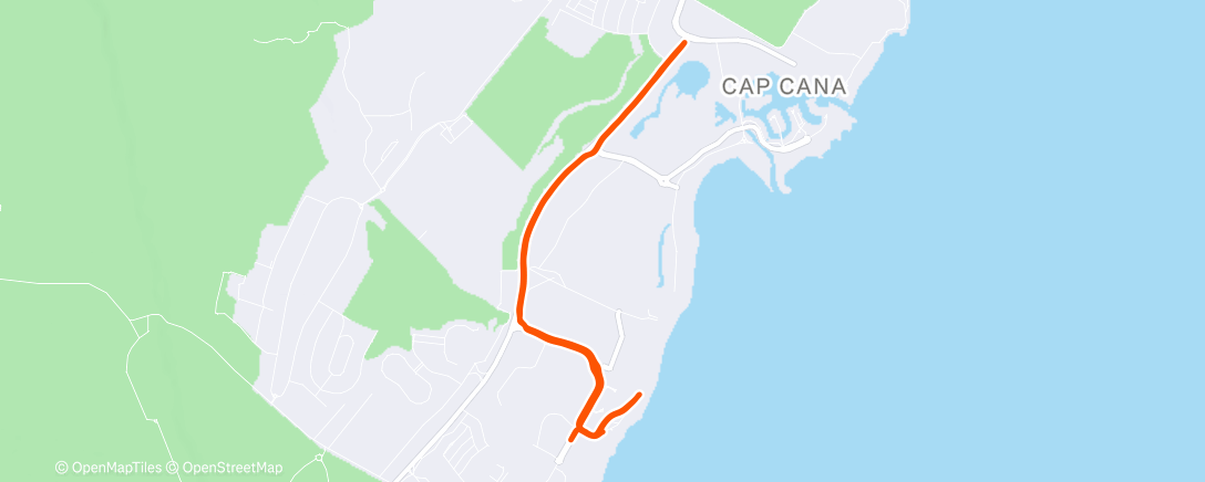 Map of the activity, Slightly less warm