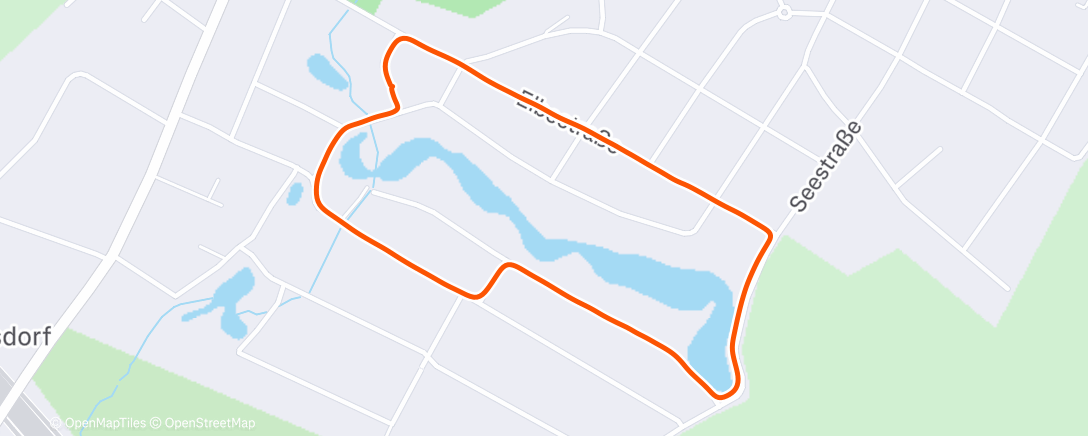 Map of the activity, Spaziergang am Nachmittag