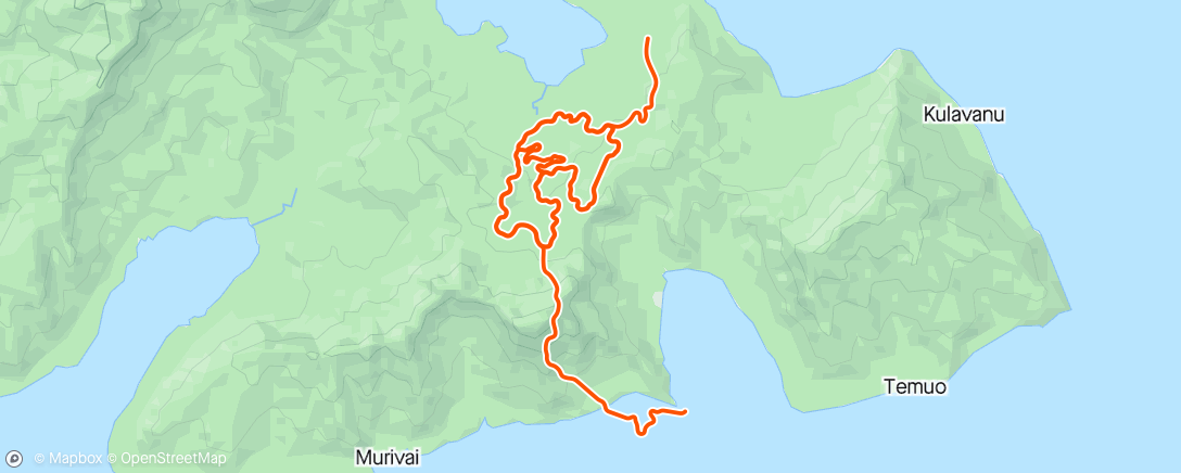 Mapa da atividade, Zwift - Vertigo in Watopia
